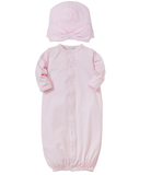 Kissy Pink/White Dots Converter Gown Set