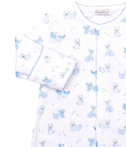 Kissy Puppy Paws Blue Converter Gown Set