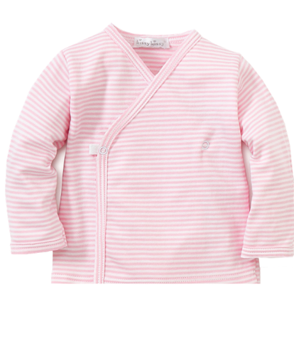 Kissy Pink Stripe Cross Tee & Pant Set