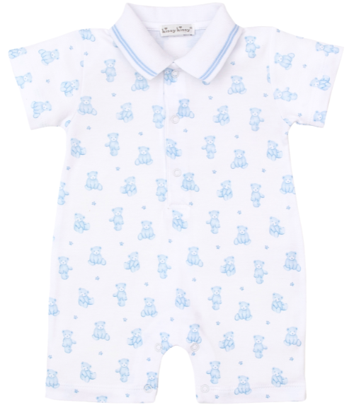 Kissy Teddy Bear Polo Playsuit