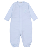 Kissy Giraffe Laughs Blue Converter Gown Set