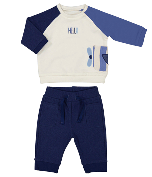 Knit 2pc Set, Hello