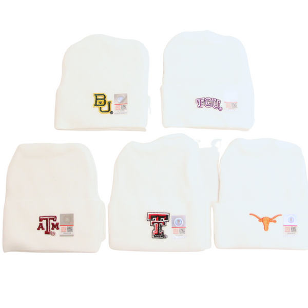 Collegiate Knit Baby Caps