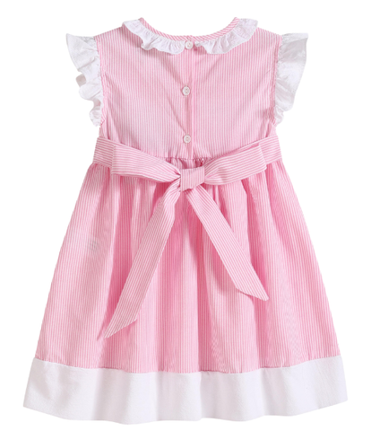 Big Sister Pink Smocked Dress