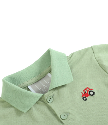 Tractor Polo Short Set