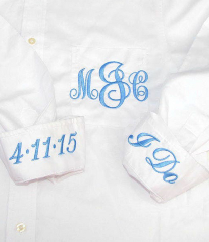 Monogrammed Woven Shirt