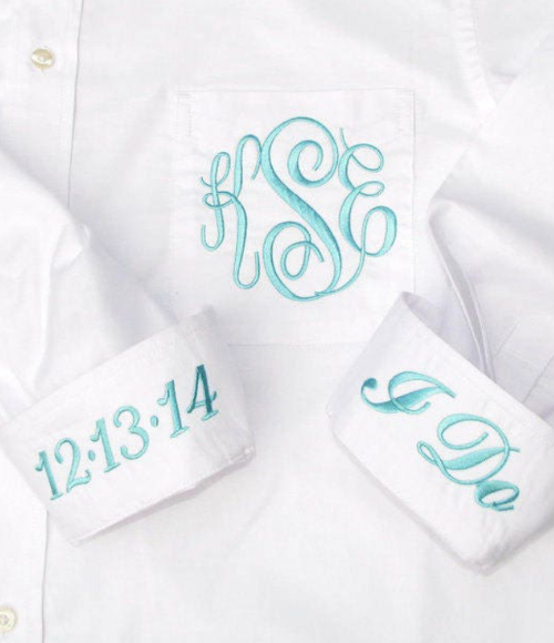 Monogrammed Woven Shirt