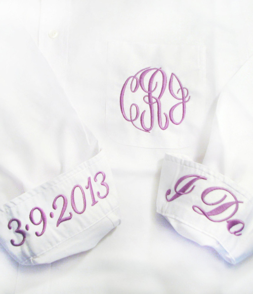 Monogrammed Woven Shirt