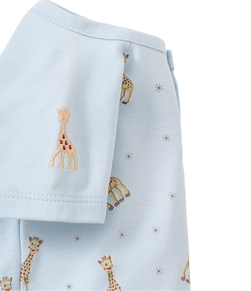 Kissy Sophie la giraffe Blue Playsuit