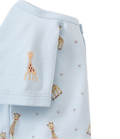 Kissy Sophie la giraffe Blue Playsuit