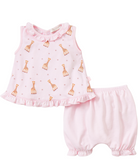 Kissy Sophie la giraffe Pink Sunsuit