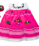Lace Edge Fiesta Dress-Multiple Colors