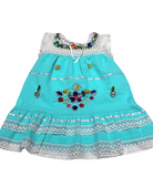 Lace Edge Fiesta Dress-Multiple Colors