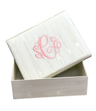 Large Baby Keepsake Box in Baby Moiré