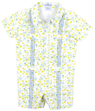 BQ Lemonade Guayabera Romper