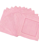 Colored Linen Cocktail Napkins, Set of 4