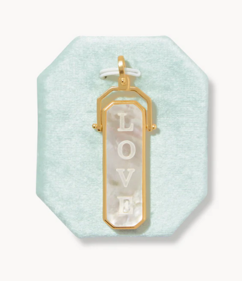 Love Yourself Mother of Pearl Charm