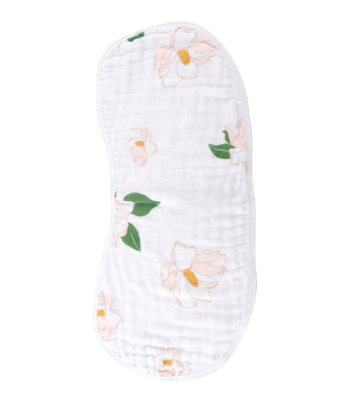 Southern Magnolia Burp Cloth, Bib & Swaddle Blanket