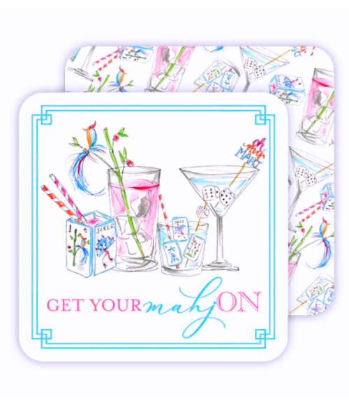 Mahjong Cocktail Coasters