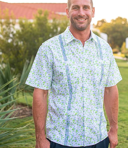 BQ Men's Margarita Guayabera Shirt