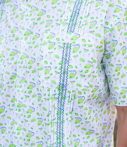 BQ Men's Margarita Guayabera Shirt