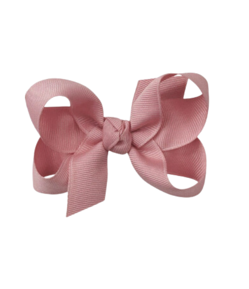 Mauve Grosgrain Bow