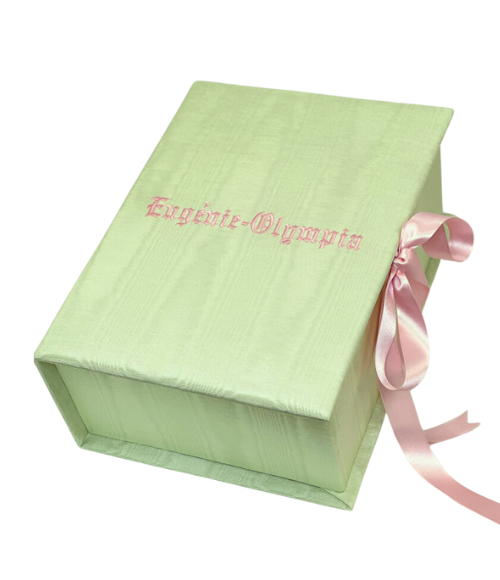 Medium Baby Keepsake Box in Baby Moiré