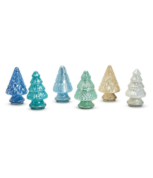 Mercury Glass Holiday Trees