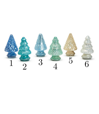 Mercury Glass Holiday Trees