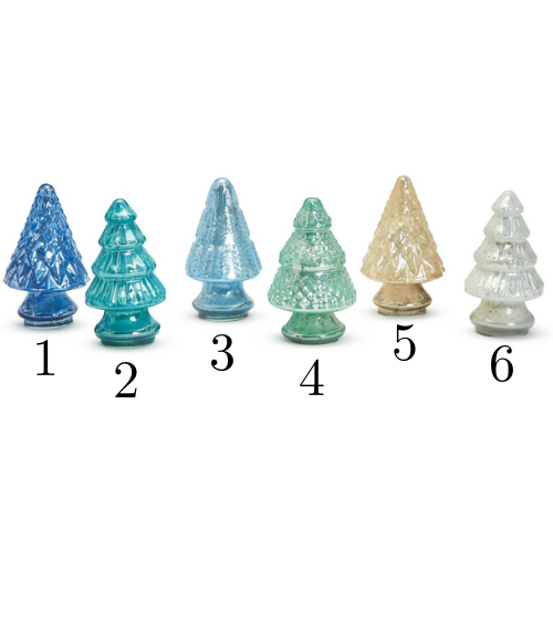 Mercury Glass Holiday Trees