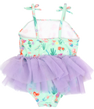 Mermaid Princess Tulle Skirted Swimsuit