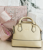 Girl's Metallic Gold Crossbody Purse