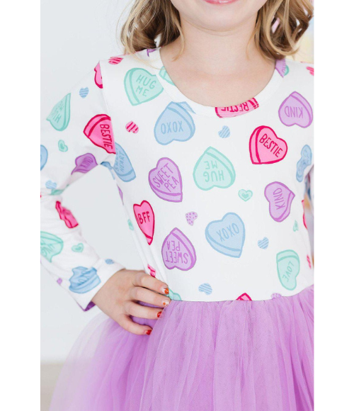 Candy Hearts Tutu Dress