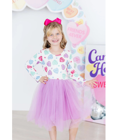 Candy Hearts Tutu Dress