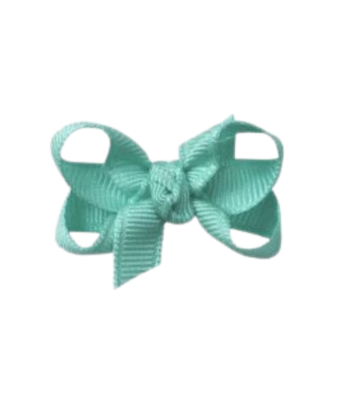 Aquamarine Grosgrain Bow