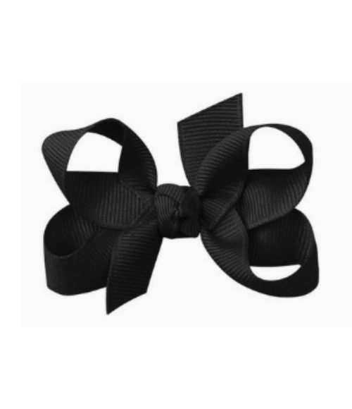 Black Grosgrain Bow