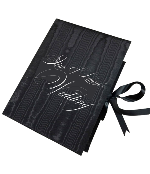 Medium Bridal Keepsake Box in Elegant Moiré