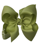 Moss Grosgrain Bow