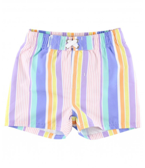 Multi-Stripe Swim Trunks 6-12M