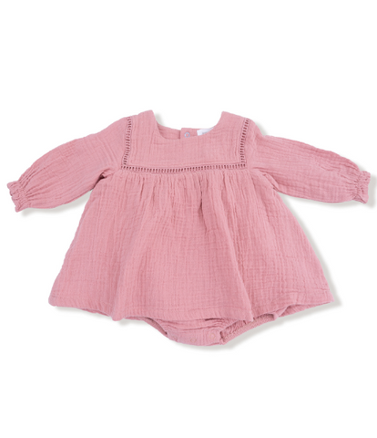 Muslin Rose Elegance Bubble Dress