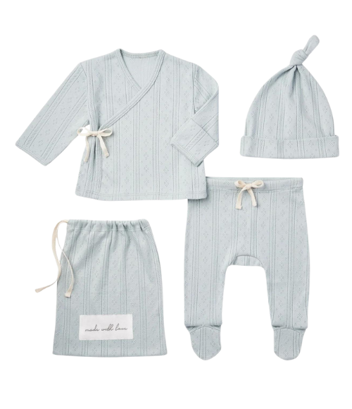 Pointelle Layette Gift Set