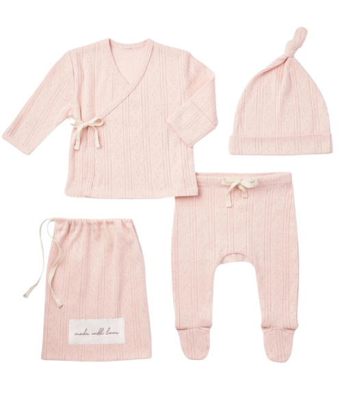 Pointelle Layette Gift Set