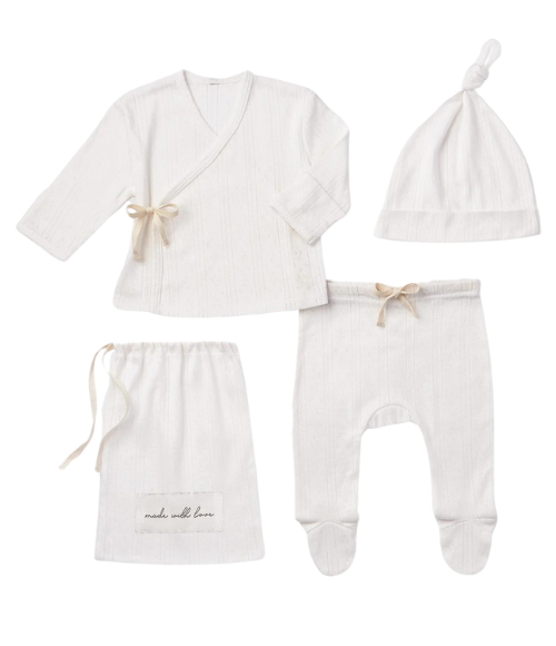 Pointelle Layette Gift Set