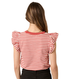 Nautical Striped Summer Top, Large