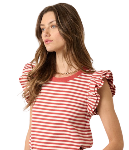 Nautical Striped Summer Top, Large
