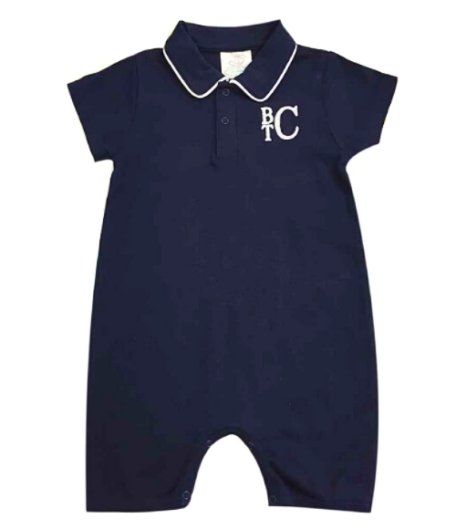 Bambinos Preston Playsuit - Navy