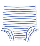 Navy Stripe Baby Shorts Set
