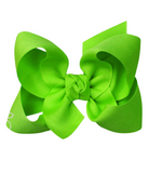 Neon Green Grosgrain Bow