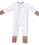 Neutral Pups Fold-Over Cuff Footie