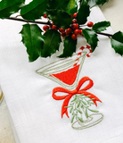 Christmas Cosmo Linen Tea Towel